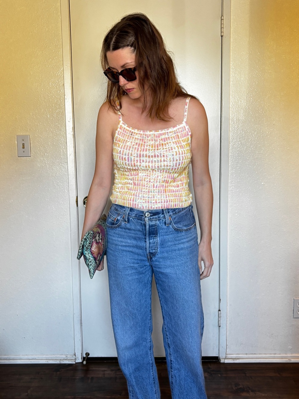 Passport Y2K iridescent sequin tank top - Picture 2 of 2